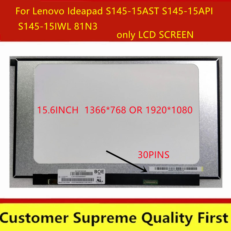  15.6 FHD 1920X1080 LCD  Lenovo Ideapad S145-15..